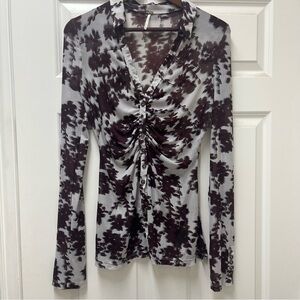 Floral Print Long Sleeve Top